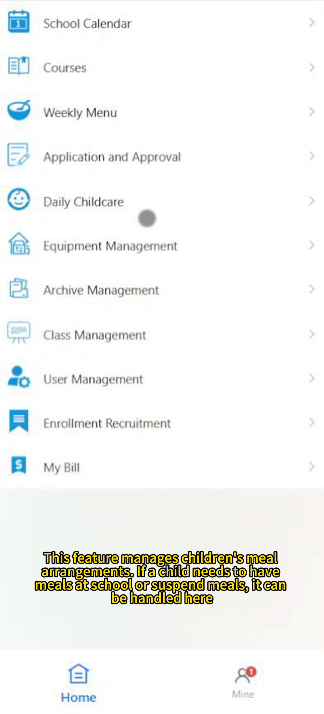 18.幼教管理平台 - 安排孩童膳食