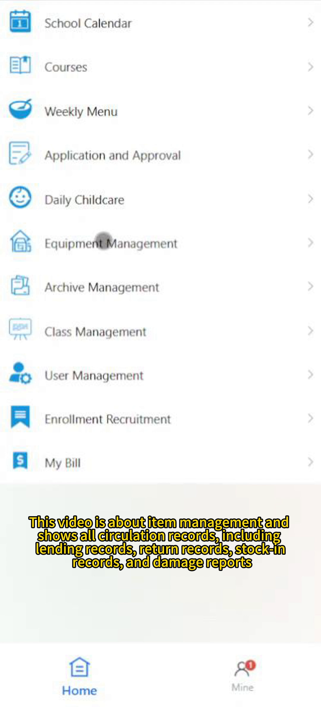 28.幼教管理平台 - 管理物品並查看紀錄
