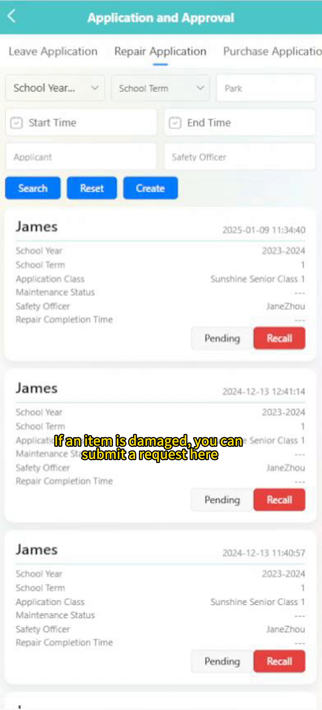 34.幼教管理平台 - 提交維修申請